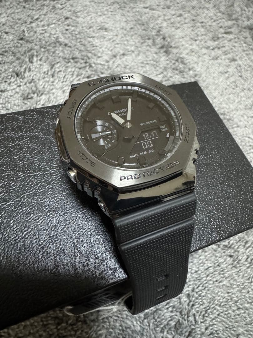 G-SHOCK カシオ GM2100BB-1AJF メンズ ブラック カシオーク