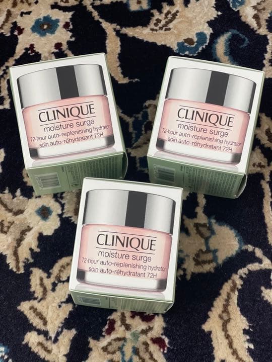 新品☆クリニーク☆モイスチャー サージ3個セット！保湿効果抜群！