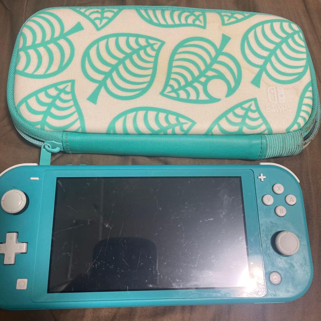 Nintendo Switch Lite アクア + ケース