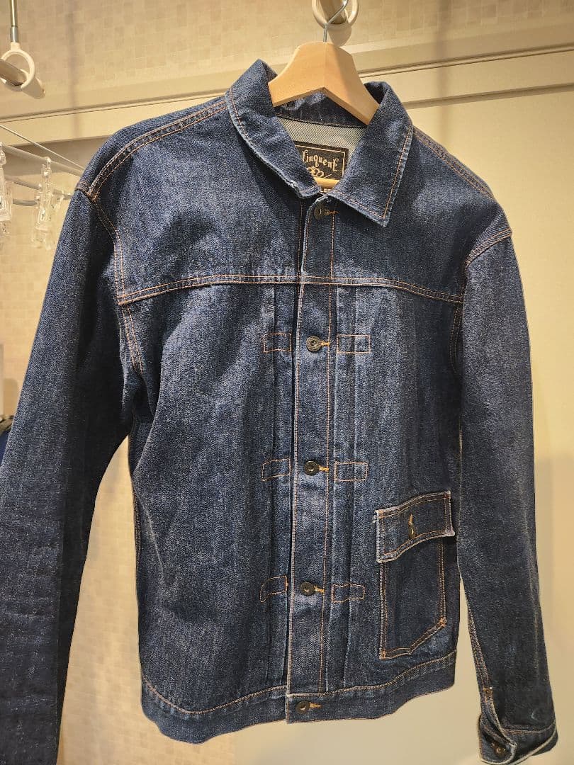 【レア】506XXファースト1st型デニムジャケットGジャンL◆古着ヴィンテージ