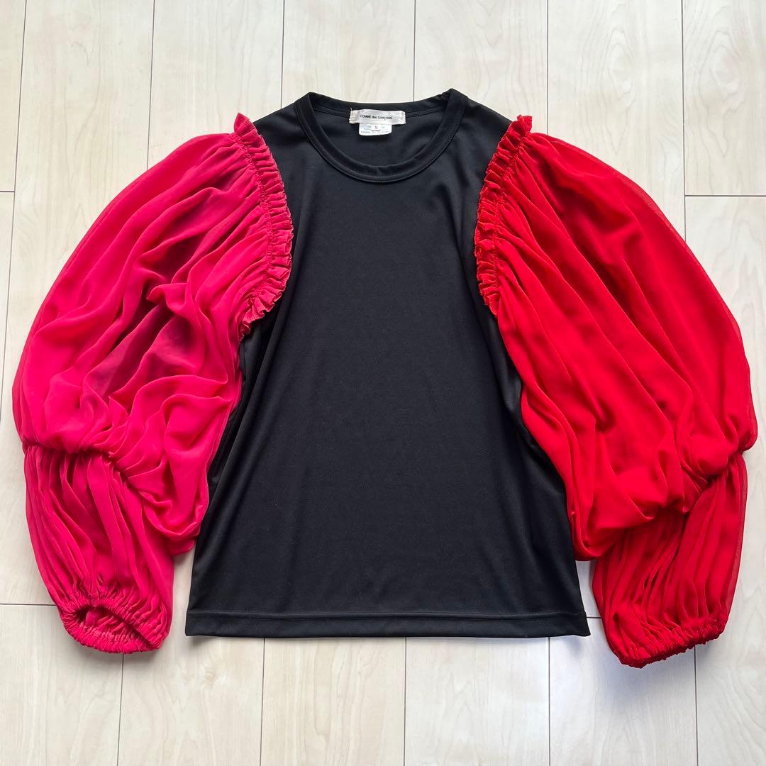 コムデギャルソン ブラウス パフスリーブ ボリューム袖 S