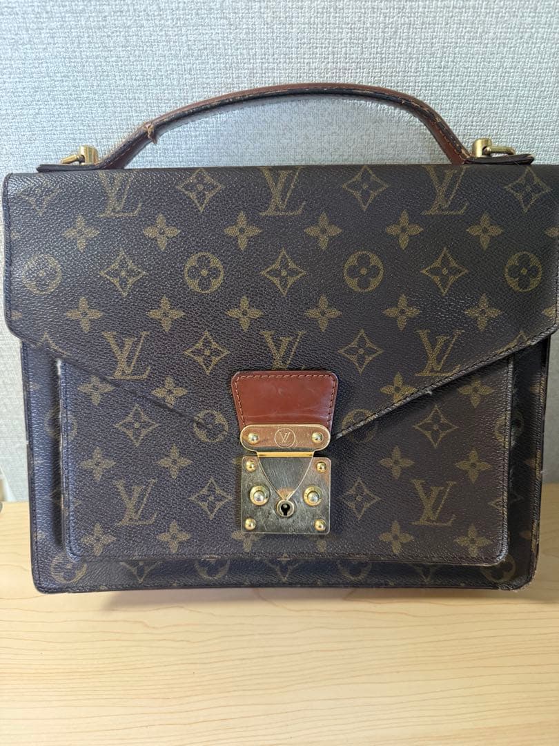 ルイヴィトン モンソー M51185 モノグラム ハンドバッグ