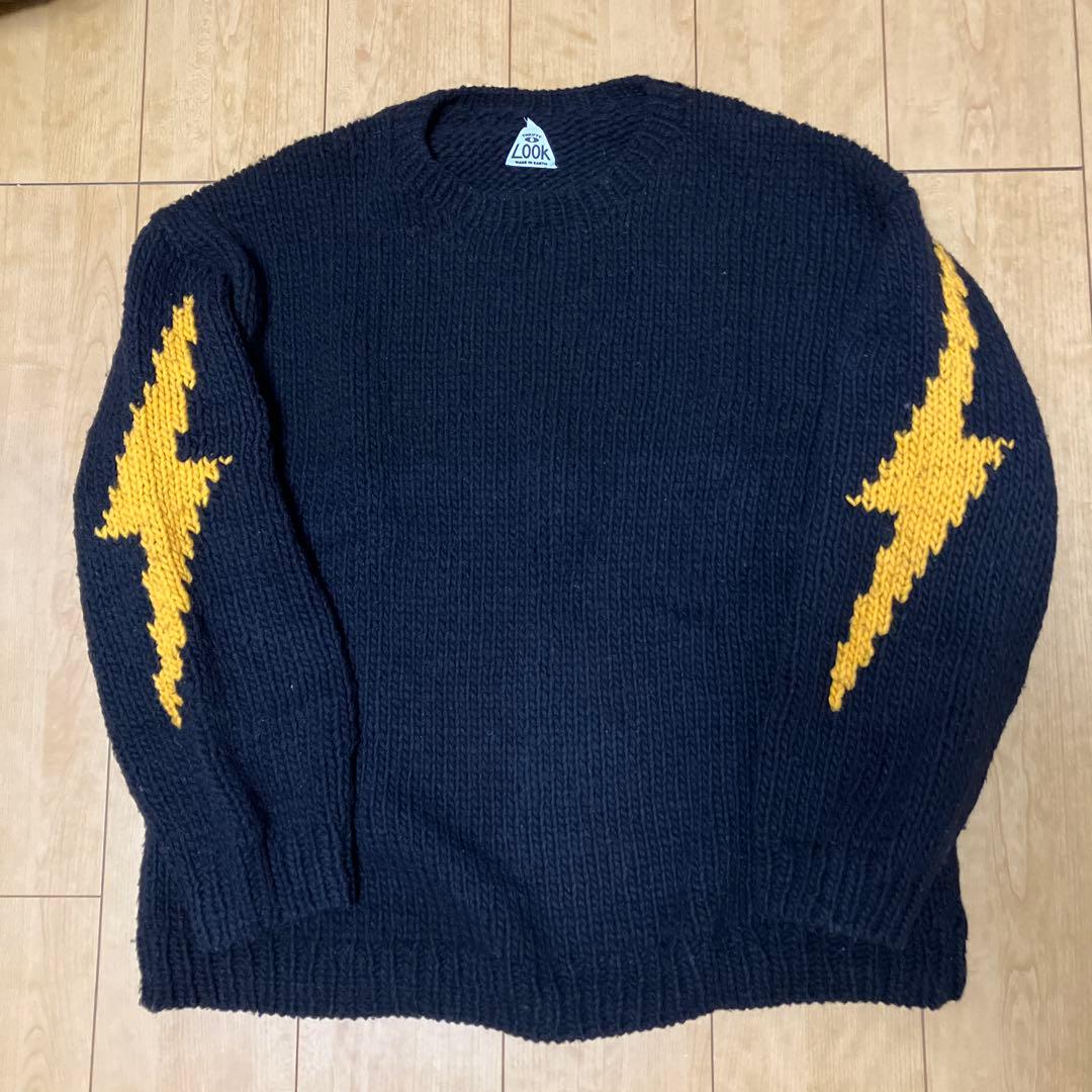 スリフティールック　手編みニット　サンダー