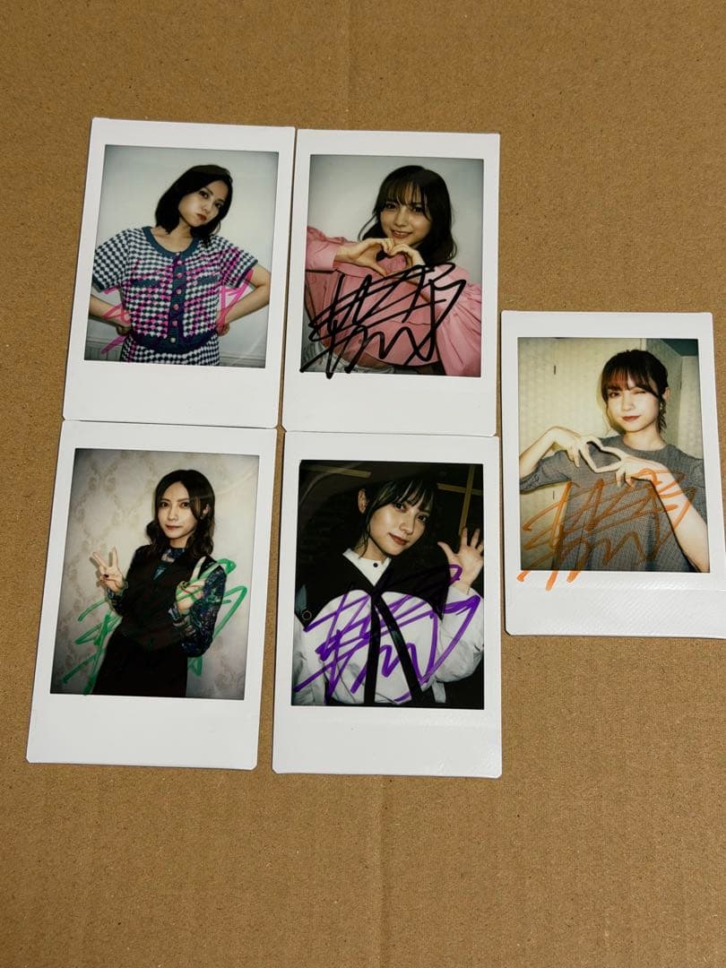 桃月なしこ 私服サイン入りチェキ 5枚セット