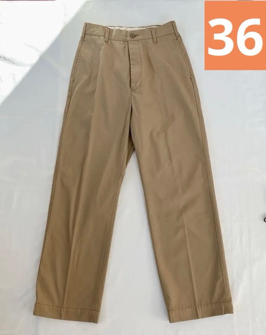 シンゾーン　shinzone ウォッシュドハイウエストチノパンツ