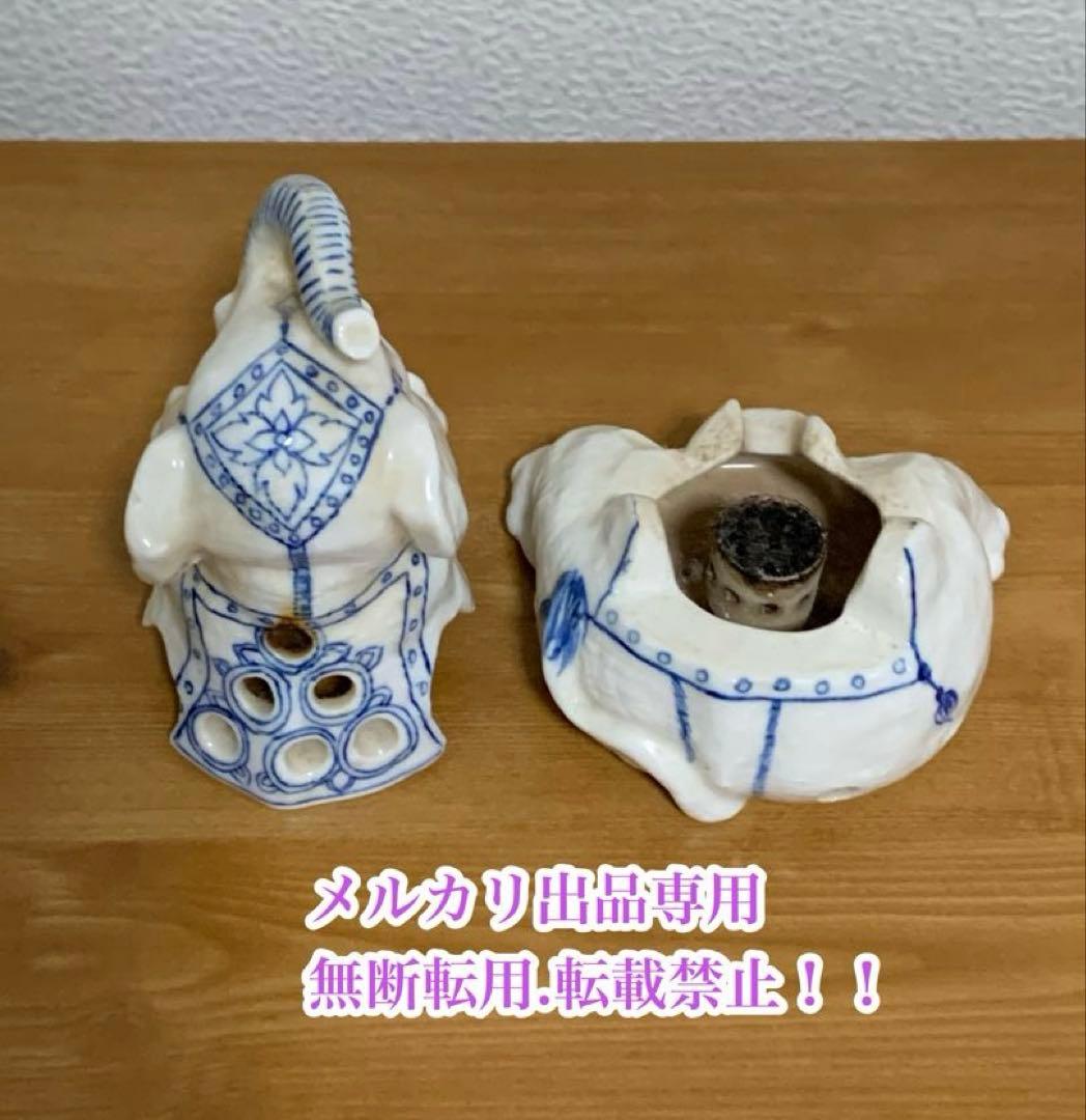 お値下げ♡早い者勝ち♡レア物　貴重　とても可愛らしくて珍しいぞうさんのお香立て♡