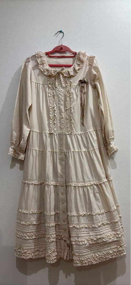 ピンクハウス　ワンピース　ブローチ付き