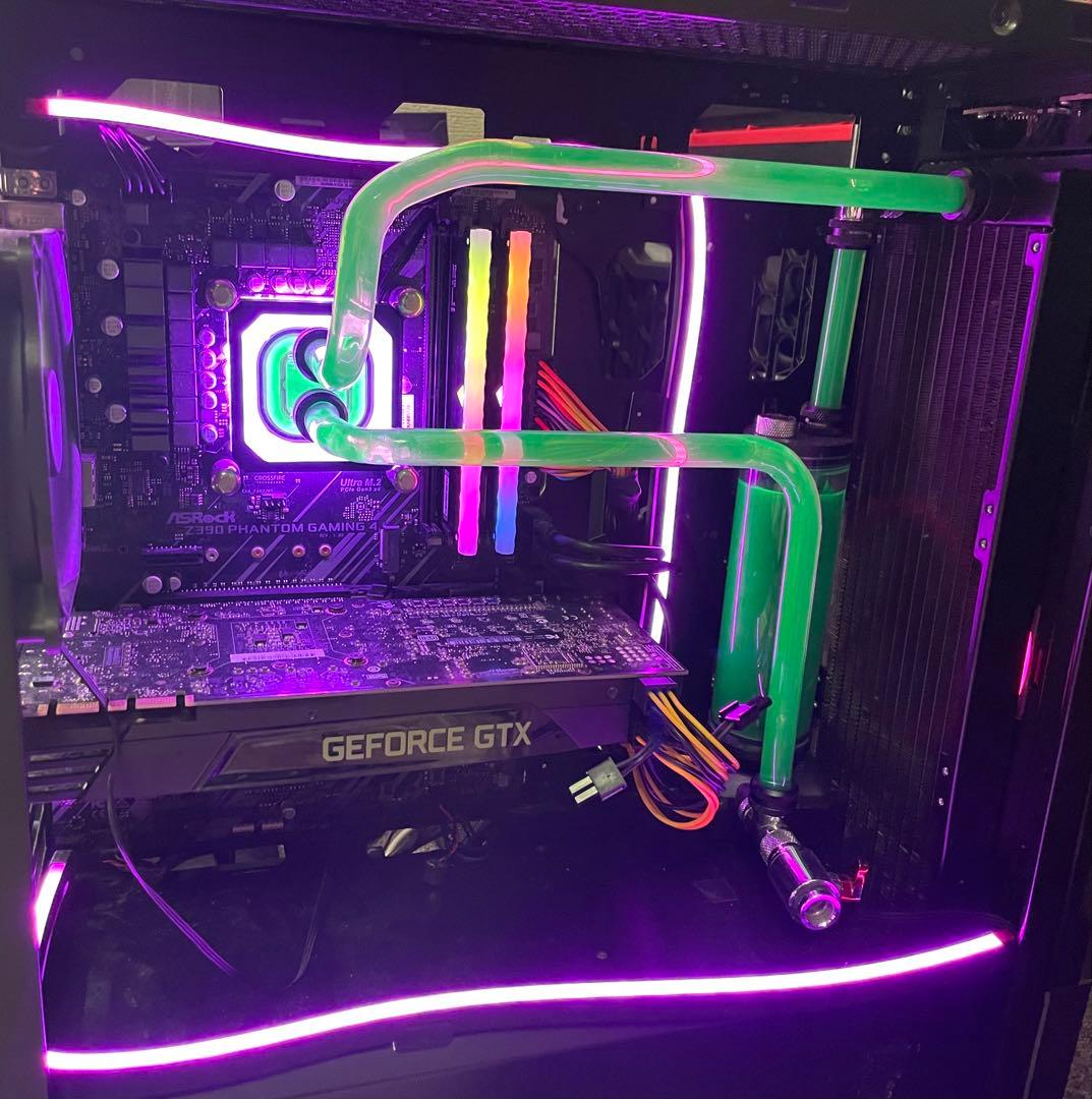 本格水冷 ゲーミングPC Intel Corei3-9100F RAM16GB