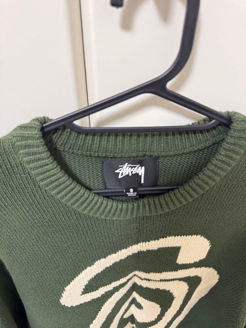 Stussy オリーブグリーン セーター