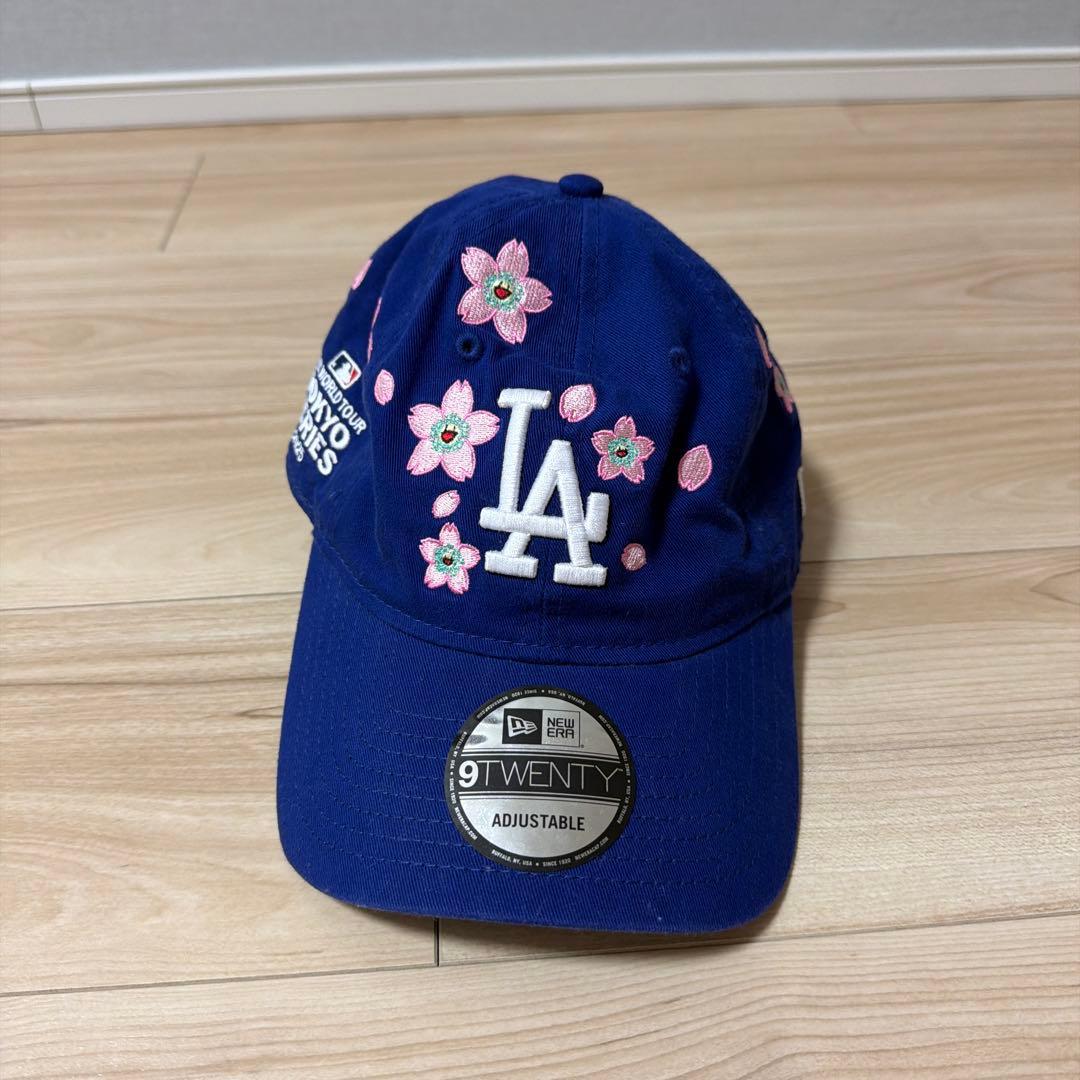村上隆MLB ドジャース 9 forty 青 東京シリーズ キャップ
