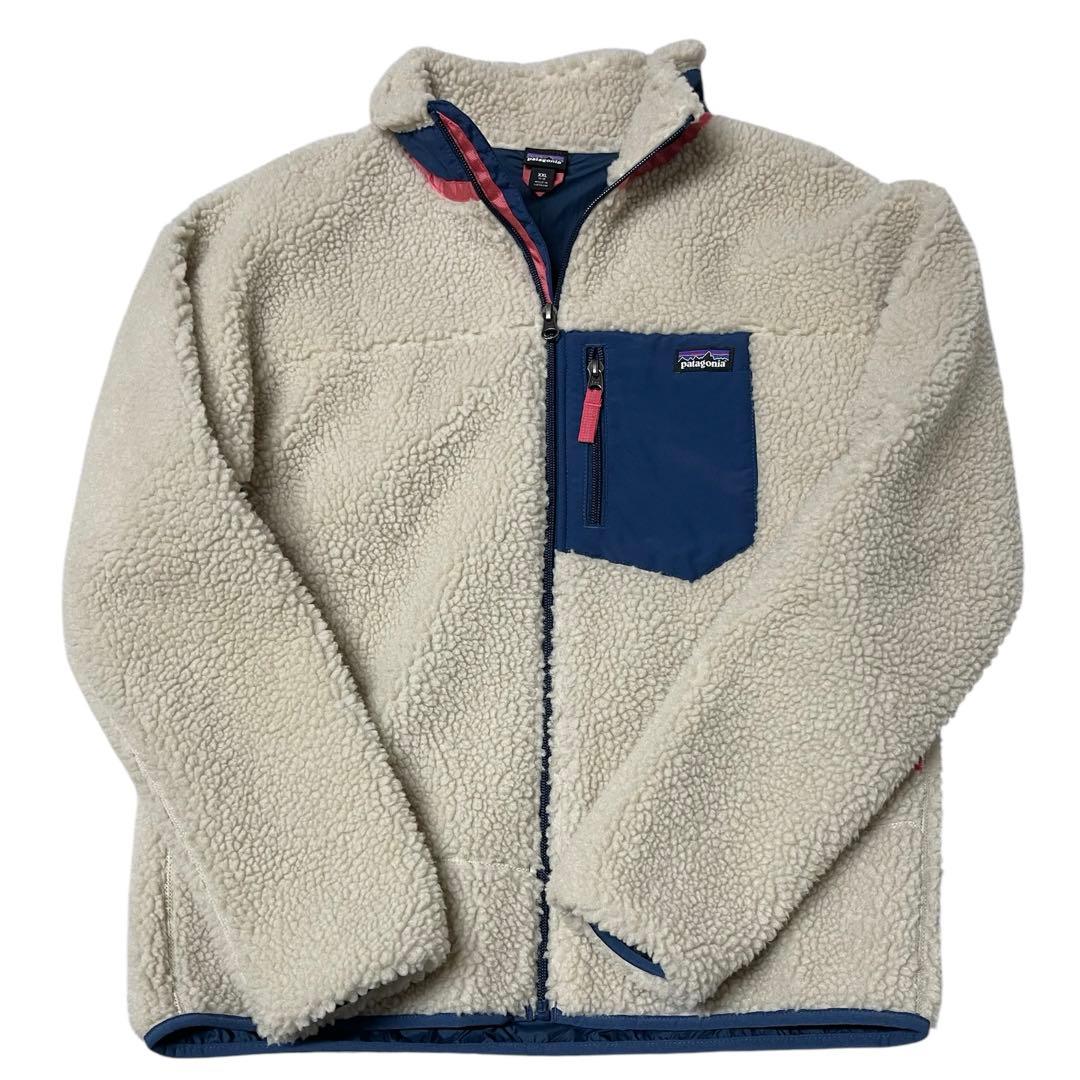 【大人気！】Patagonia レトロフリース 切り替え ボア ベージュ