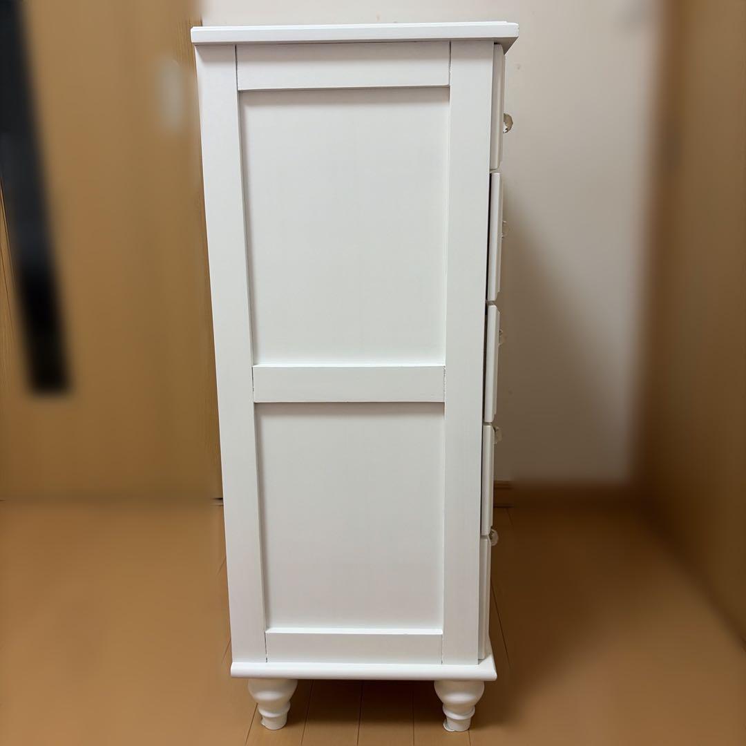 ロマンティックプリンセス ロマプリ 5段 チェスト Deux 姫系家具 白家具