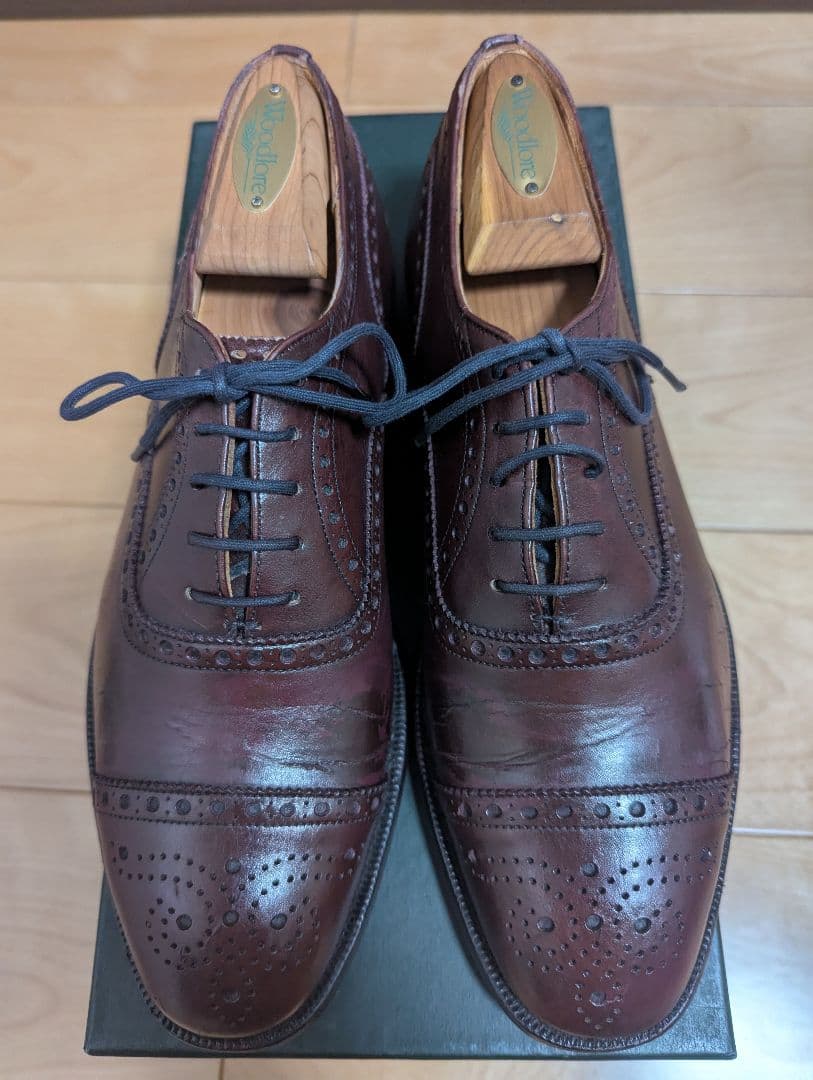 旧チャーチ ３都市 ディプロマット こげ茶　73ラスト 60E