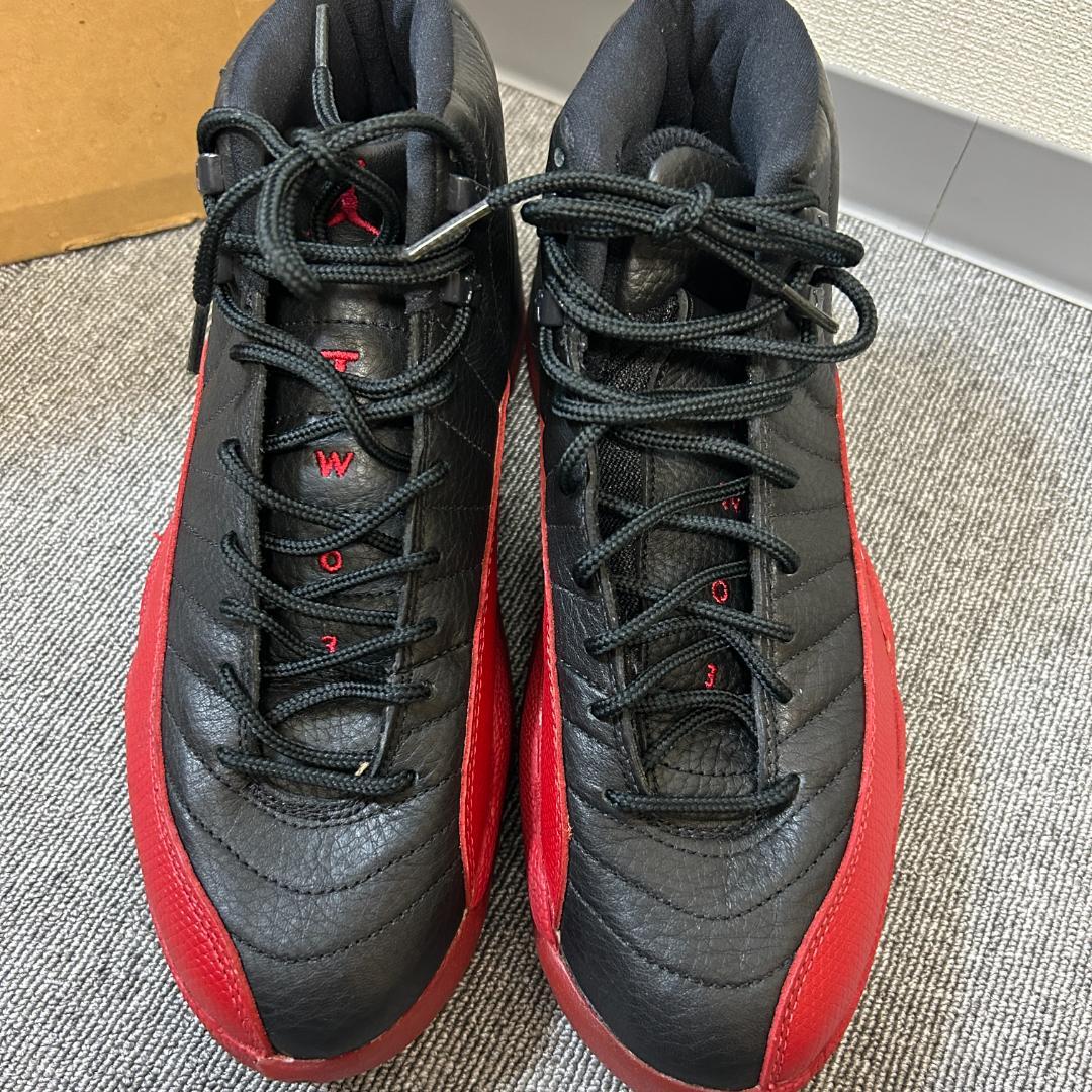 ナイキ　Nike Air Jordan 12 黒赤 シューズ