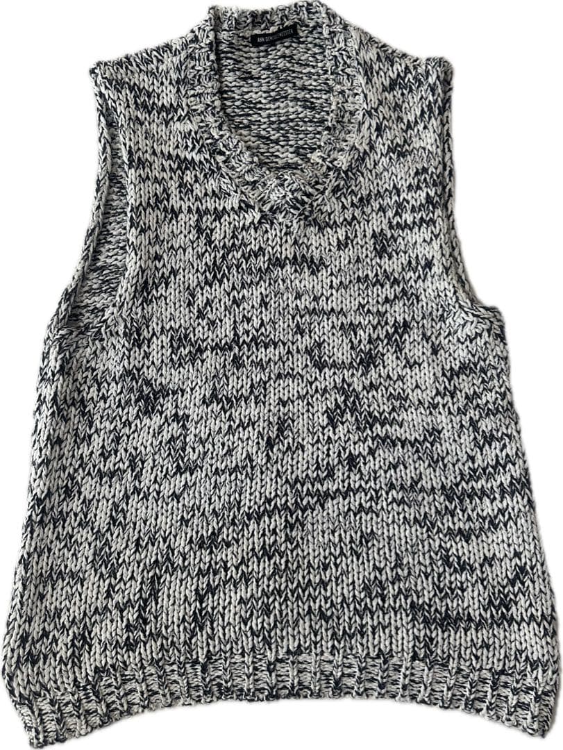 【希少アーカイブ】アン・ドゥムルメステール ローゲージ ニットベスト ベルギー製