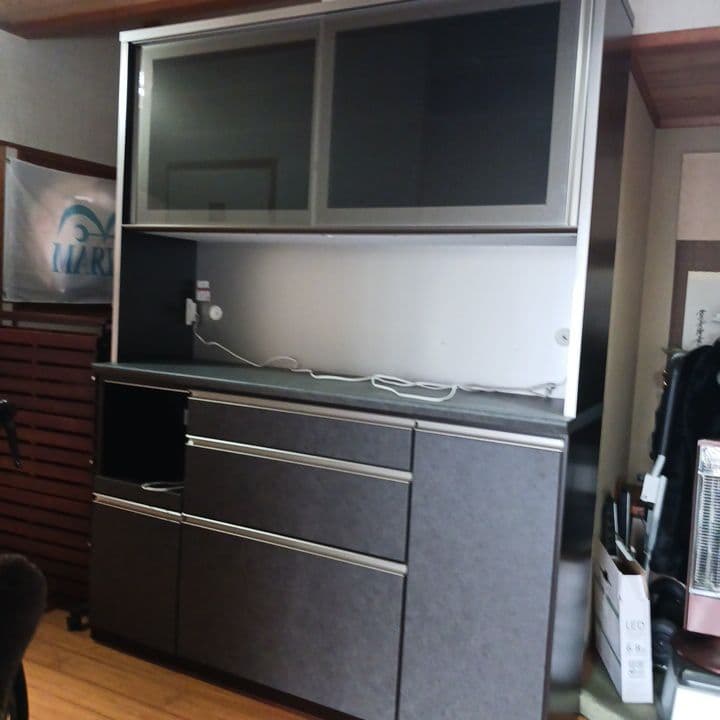 ゆ*。様 松田家具・食器棚・キッチンカウンター　グレー系