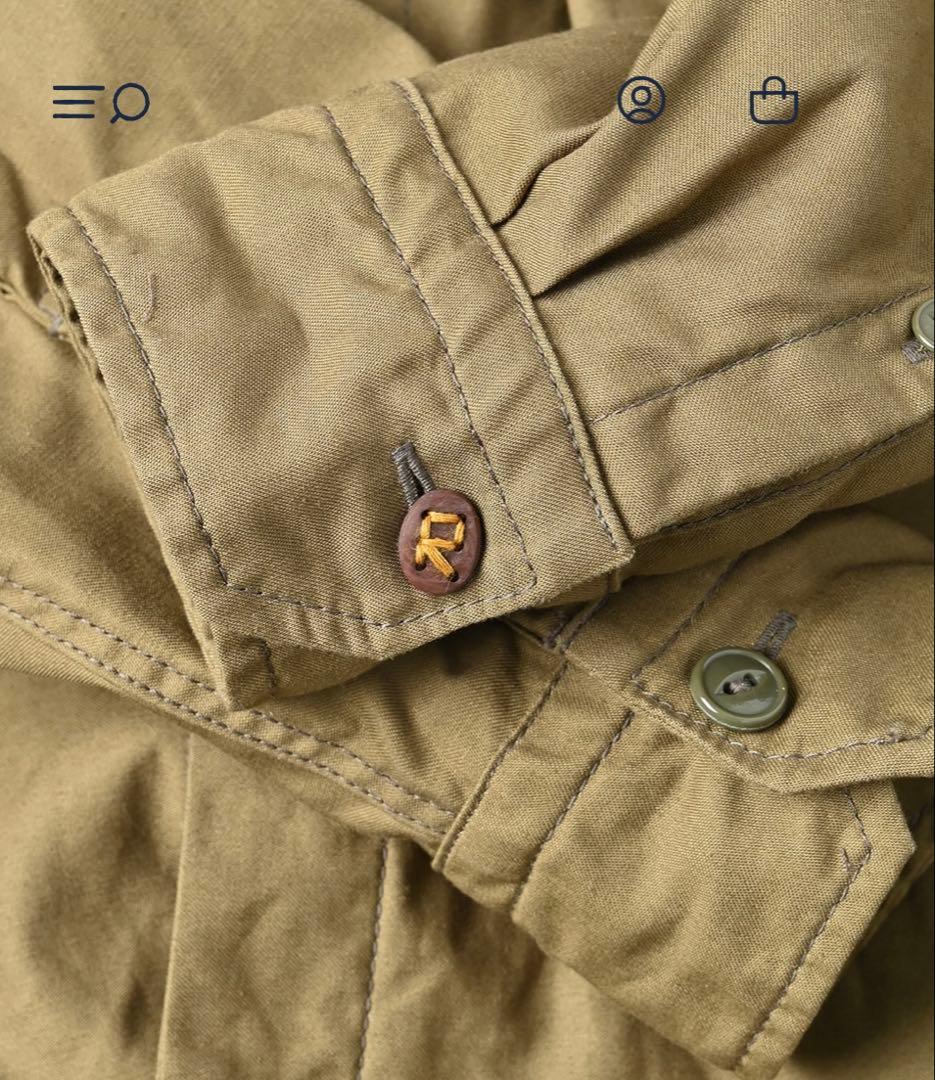 【新品未使用】45R 薄バックサテンの908ニームシャツ