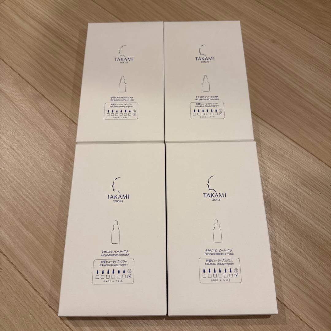 TAKAMI スキンピールエッセンスマスク 4枚入り　4箱セット