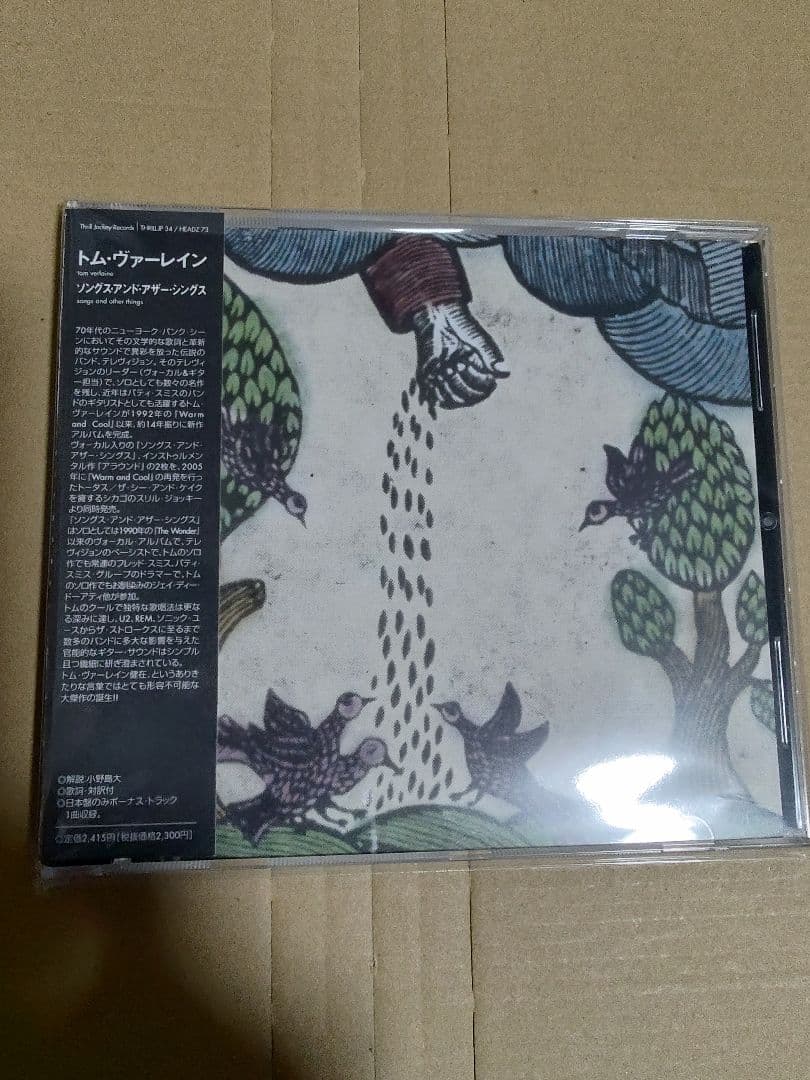 TOM VERLAINE / ソングス・アンド・アザー・シングス国内廃盤