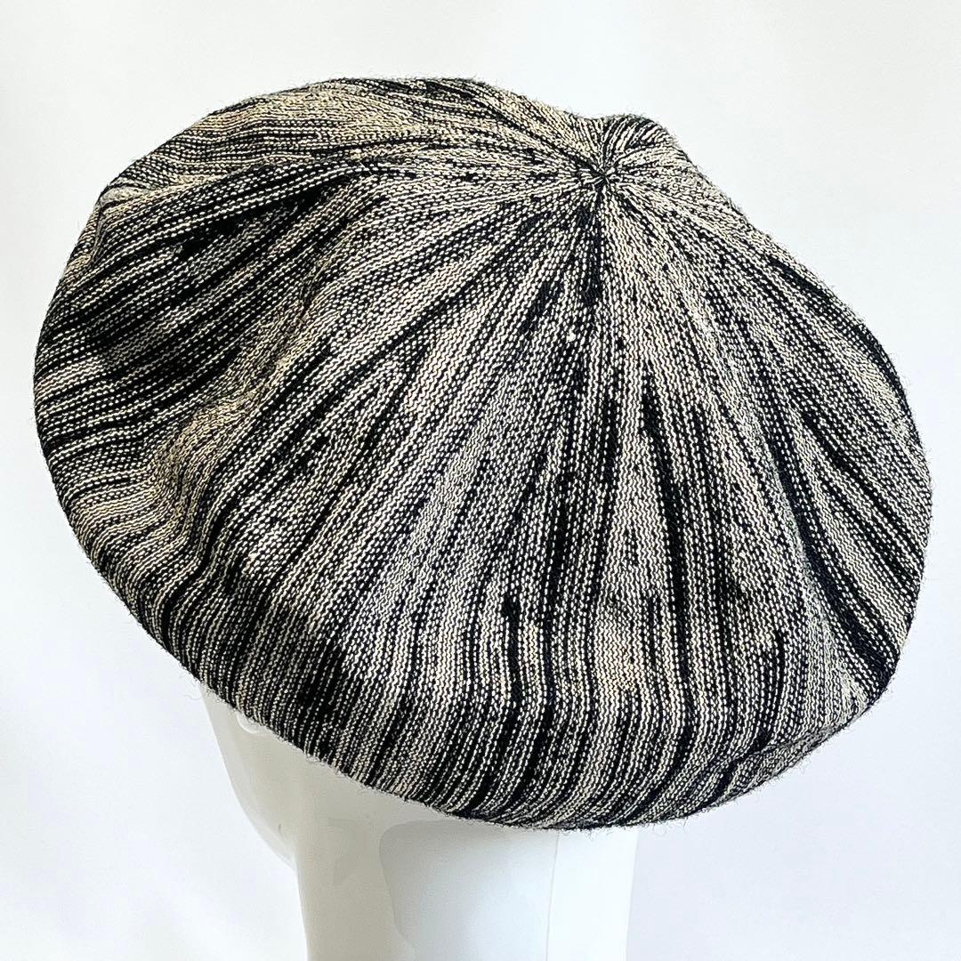 【新品】CA4LAカシラ日本製モード感抜群ジェンダーレス通年可 麻リネン混ベレー