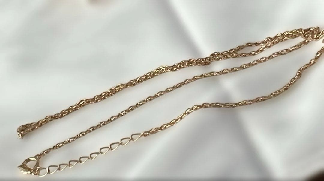 K18 ネックレスチェーン 約2mm幅 2.95ｇ