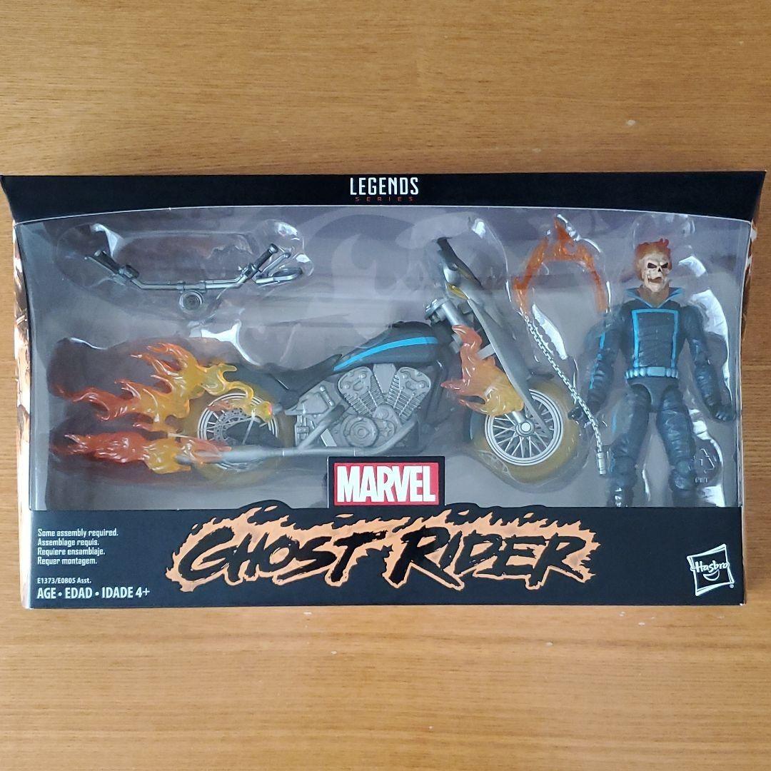 レア マーベル・コミック 6インチ「レジェンド」ゴーストライダー＆ヘルバイク