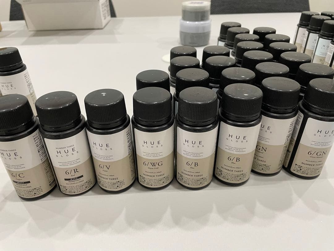 HUE GLOSS カラーリング剤セット　48本セット