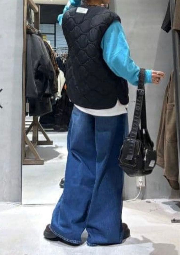 【WILLIAM B.ELIOTT】リバーシブルキルトベスト　ニコアンドタグ付き