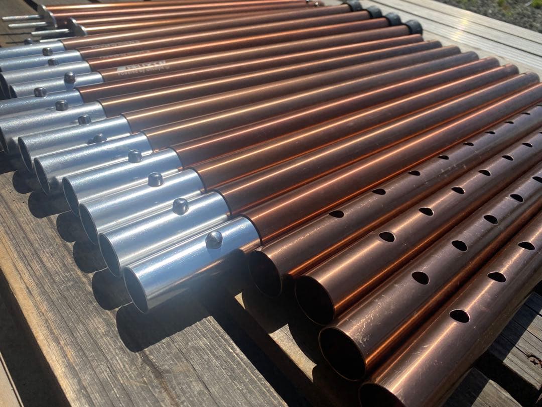 FIELDOOR 　アルミ製テントポール 4本セット