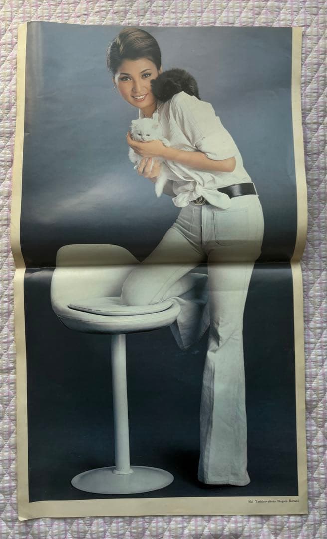 八代亜希　当時物　ポスター　池谷朗