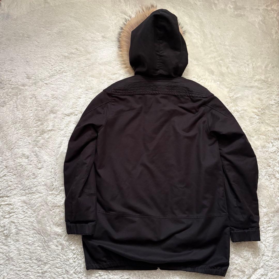 TSUMORI CHISATO ツモリチサト フードモッズコート ファー ボア