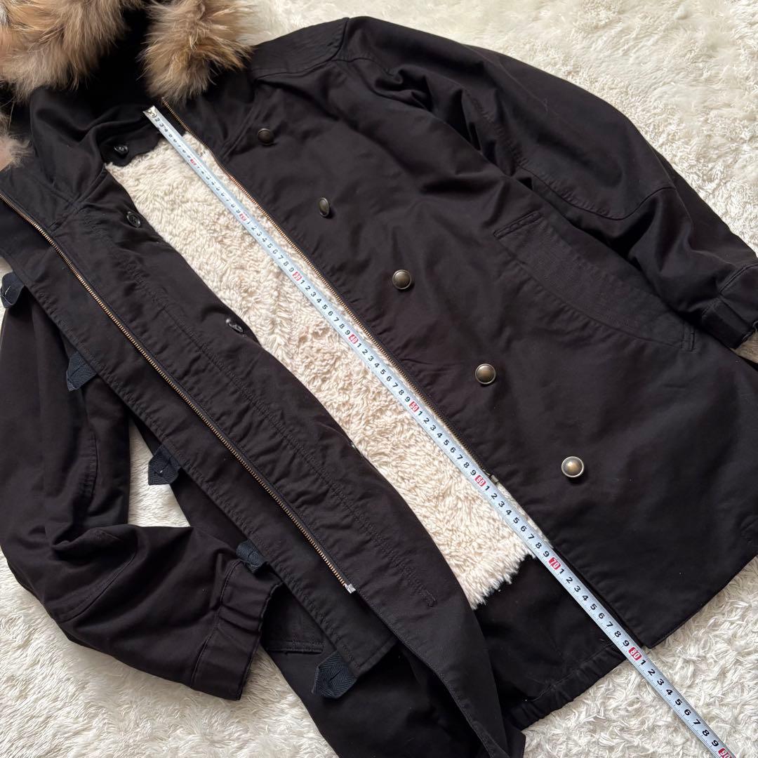 TSUMORI CHISATO ツモリチサト フードモッズコート ファー ボア