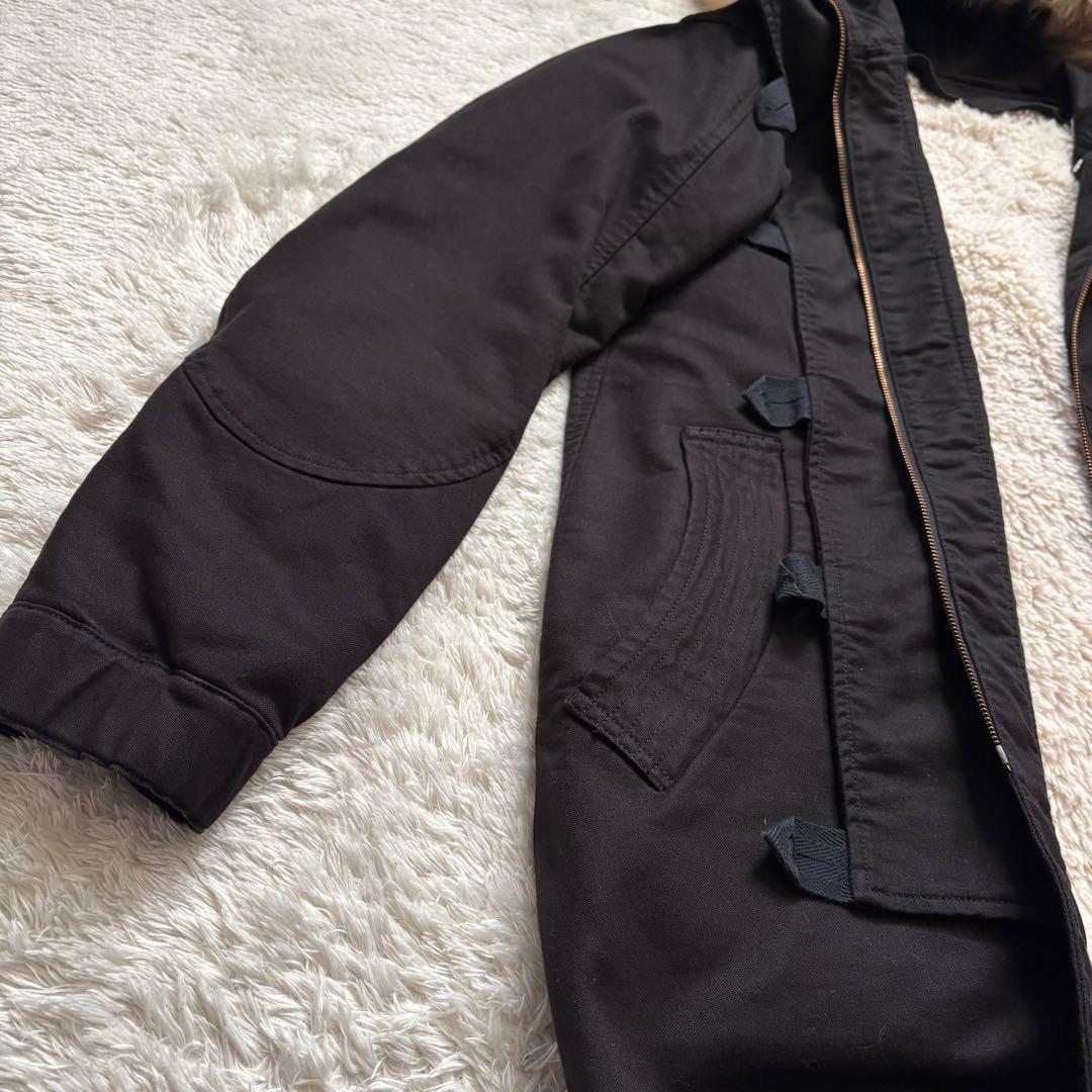 TSUMORI CHISATO ツモリチサト フードモッズコート ファー ボア