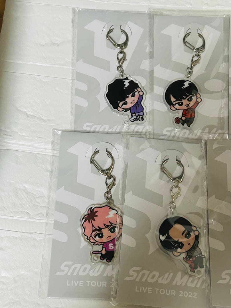 Man すのチル アクリルキーホルダー　スノ　アクキー 全員　セット