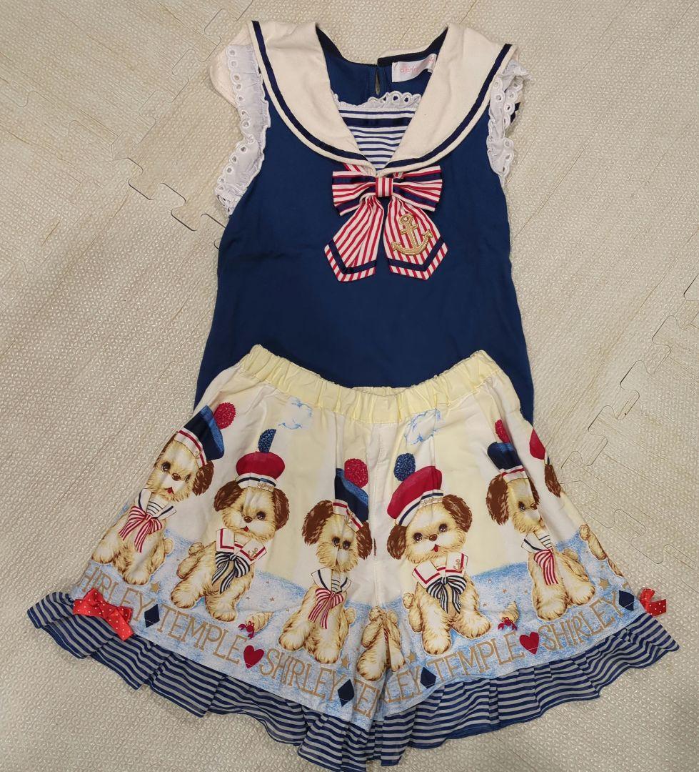 シャーリーテンプル　マリンパピー　　セーラー　キュロット