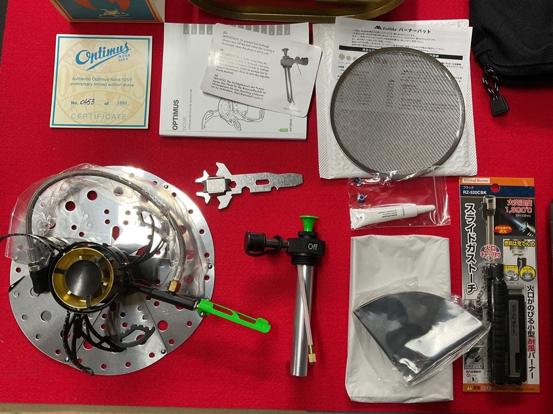 OPTIMUS NOVA 125Y限定販売記念モデル新品未使用未点火付属品多数付