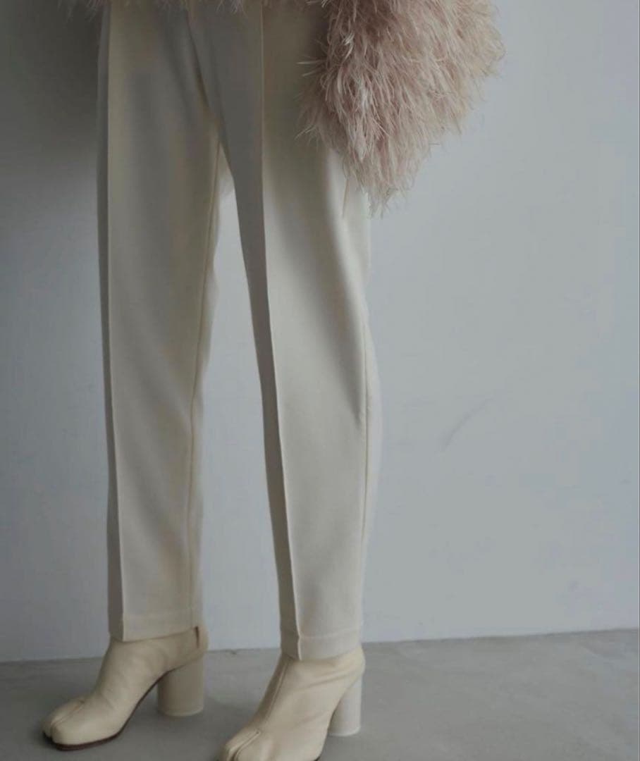 Nala ナラ　Tapered warm Pants ホワイト