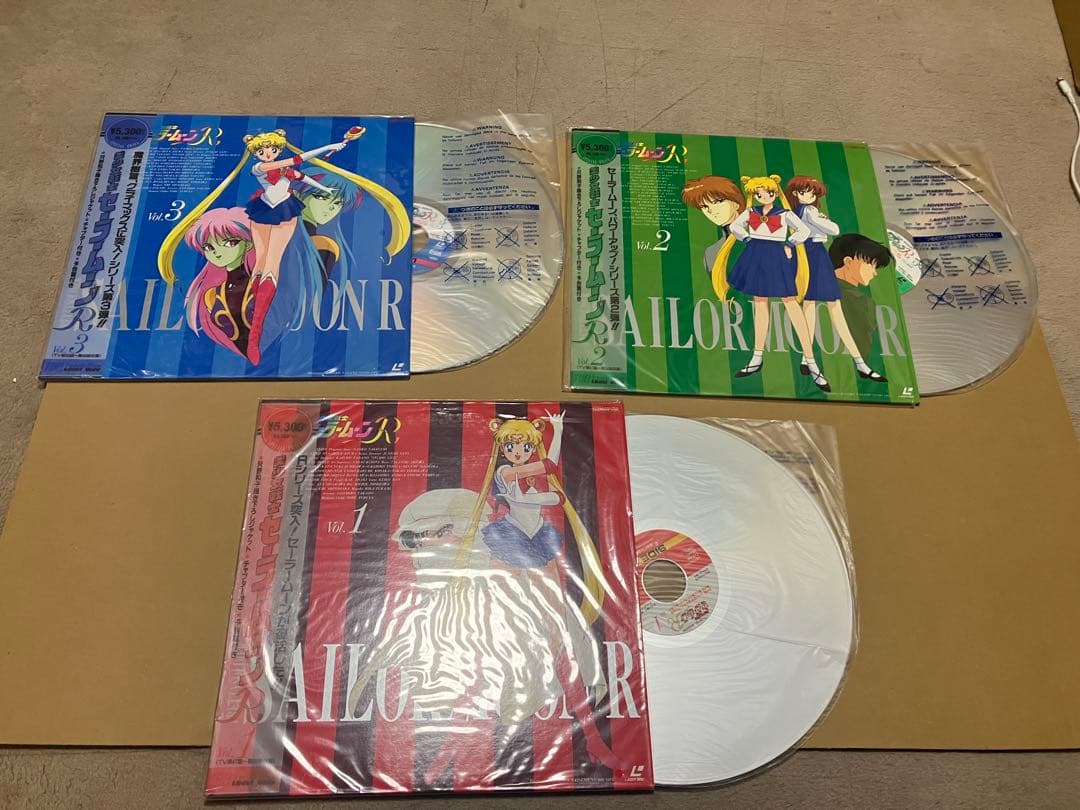 ま*り様 希少 セーラームーン レーザーディスク ４BOXまとめ売り