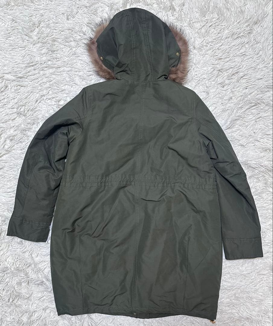 新品未使用タグ付 LANVIN en Bleu ボアライナー付モッズコート 38