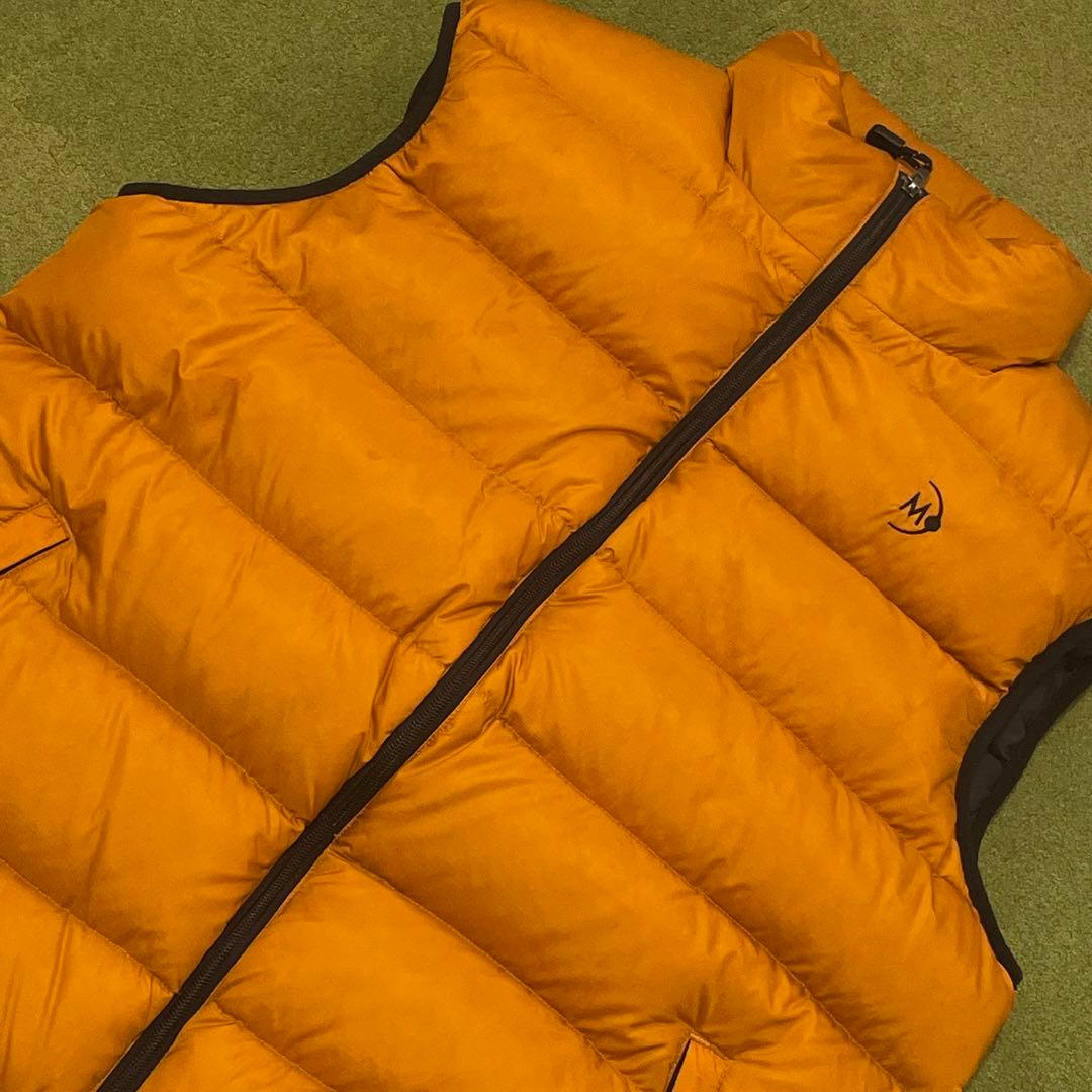 90s★ムーンストーン★ダウンベスト★マンゴーゴールド★L★ダウンパンパン