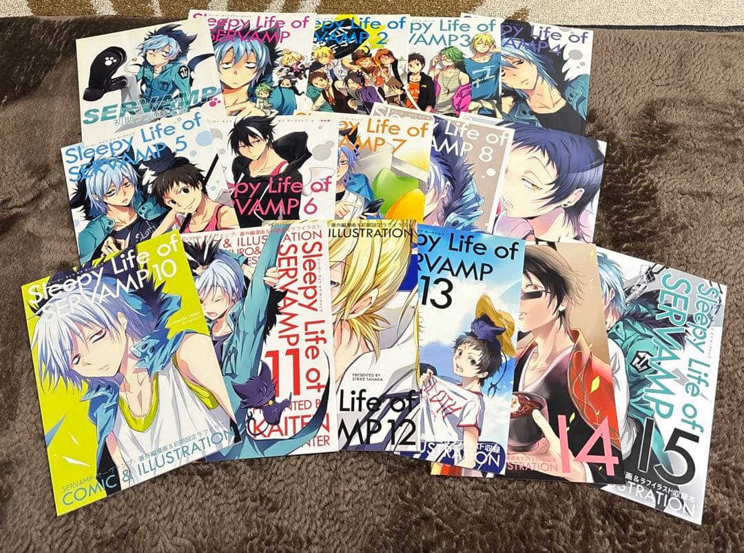 Sleepy Life of SERVAMP 1〜15＋初期ラフ画まとめ