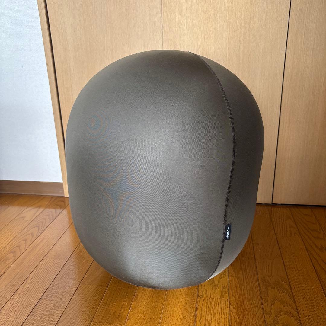 &MEDICAL MALLOW オーバルバランスボール　カーキ