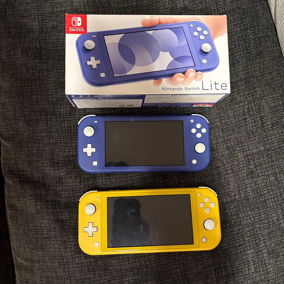 傷ありSwitch Nintendo Lite 2台売り!!