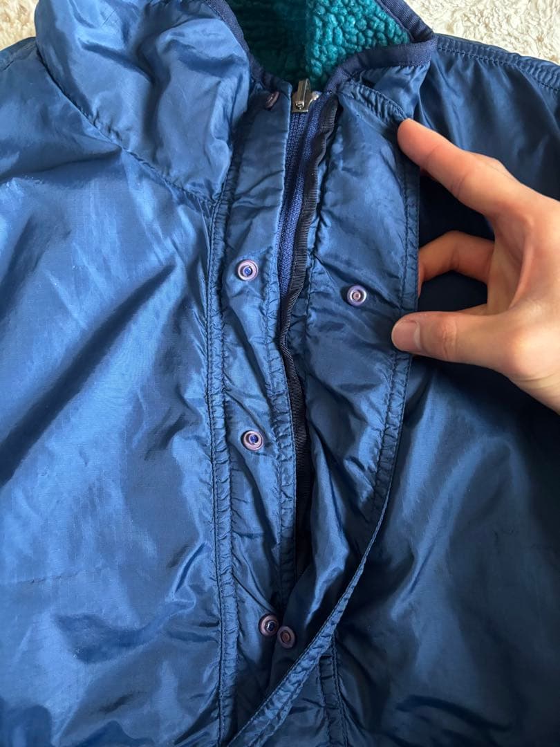 Patagonia グリセード リバーシブル　カラー◎スナップTジャケット　M