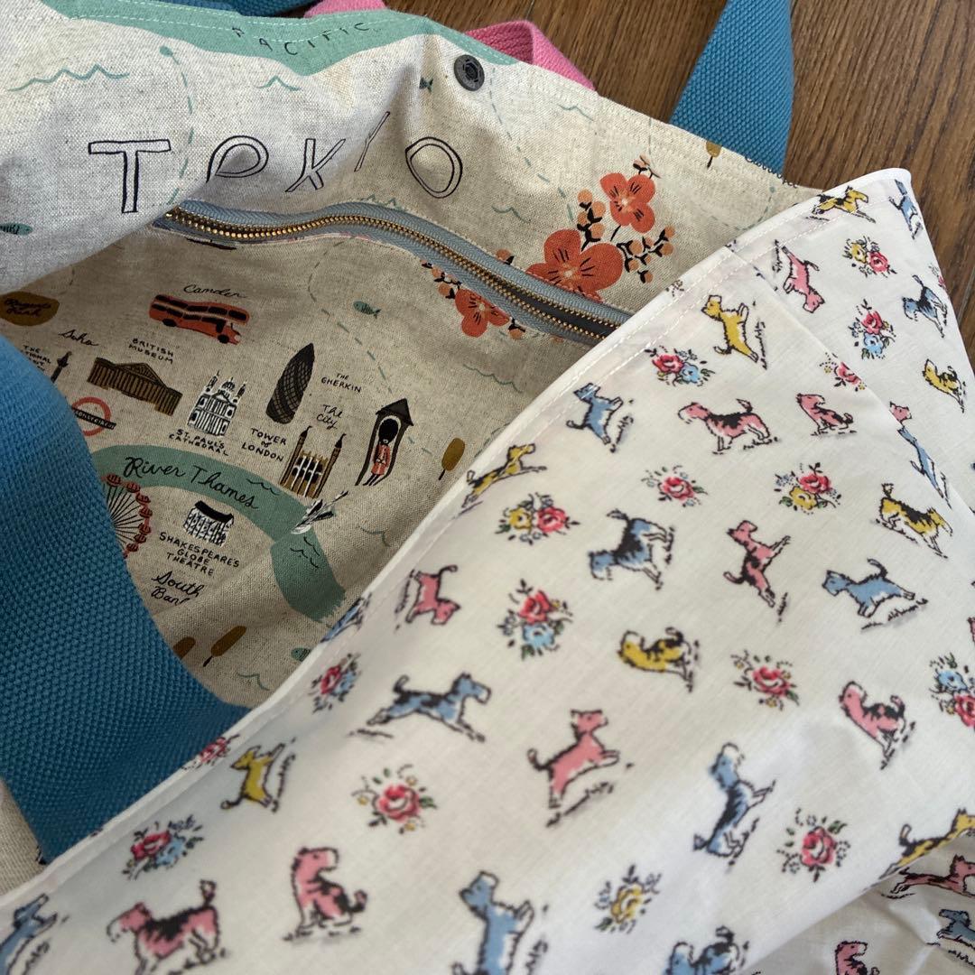 なおみママ様　cotton&steal fabric handmade bag