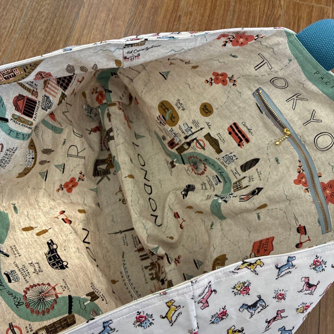 なおみママ様　cotton&steal fabric handmade bag