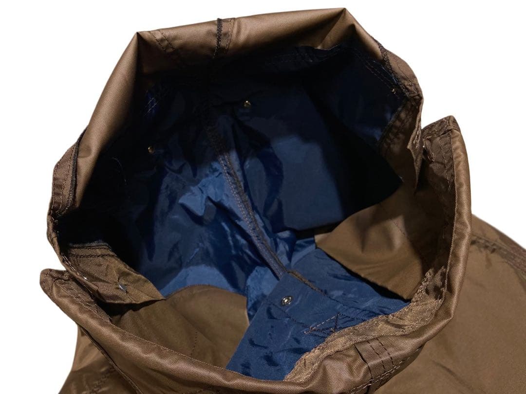 90s ビンテージ DAN'S HUNTING ナイロン オーバーオール 茶