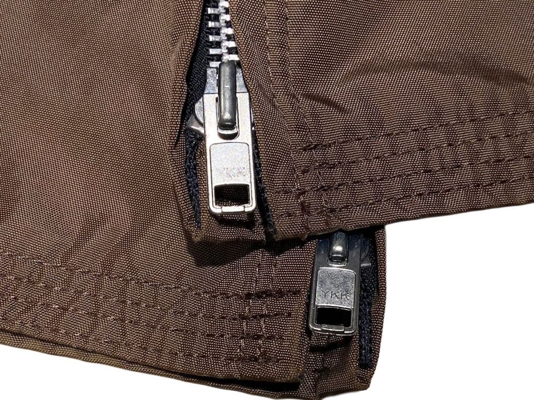 90s ビンテージ DAN'S HUNTING ナイロン オーバーオール 茶