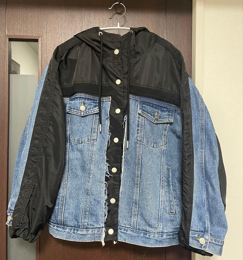 MICALLEMICALLE 異素材mix デニムジャケット /ブルゾン