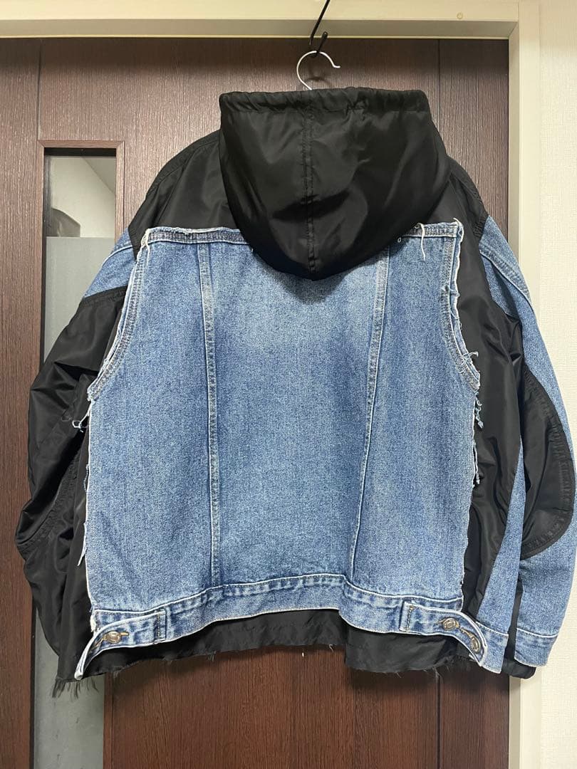 MICALLEMICALLE 異素材mix デニムジャケット /ブルゾン